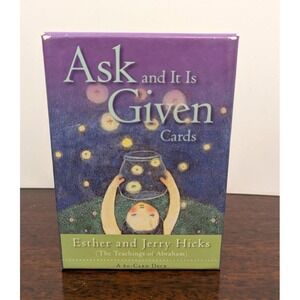 Ask and It Is Given Cards 60-Card Deck Esther Jerry Hicks Abraham 9781401910518